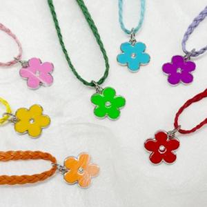 강아지 꽃모양 강아지팬던트 매시 목걸이 반려견팬던트 1P 반려견 애견팬던트 산책 팬던트