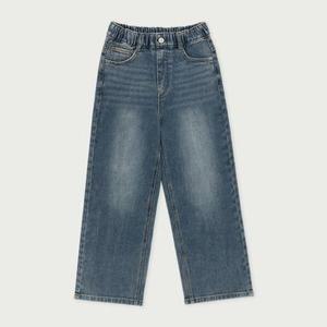 [행텐 틴즈]행텐틴즈 여아 스판 풀밴딩 와이드 데님팬츠_244(14530-155-603-10)
