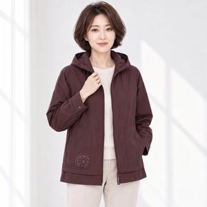 [크로커다일레이디] 여유핏 여성 바람막이 후드 점퍼 CLDFJP104 [정가 256,000원]