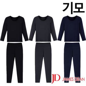 [제임스딘]부드러운 피치기모 9부 남성동내의 상하의세트(JHMIA801)95-110