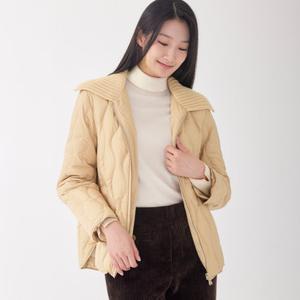 [지센] [22일까지 5%다운쿠폰] [택가 399,800원] (3컬러) 카라 자켓형 덕다운 경량패딩 LCLWOA25