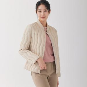 [지센] [22일까지 5%다운쿠폰] [택가 319,800원] (3컬러) 구스 다운 밴드넥 자켓 LCLWOA22