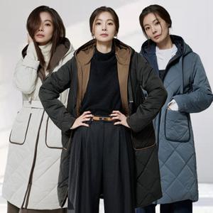 [메시제이] 벨트 포인트 퍼 패딩