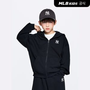 [MLB키즈 공식]26FW 스포티브 베이직 스몰로고 후드집업 7AHDB0364-50BKS