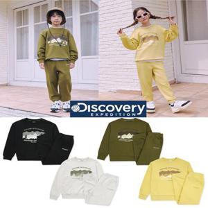 [백화점]디스커버리키즈 [택가 129,000원] DKAZ11054 키즈 그래픽 맨투맨 세트