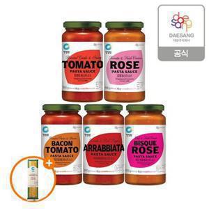 청정원 스파게티소스600g 5종 4개 골라담기+(증정)스파게티면250g