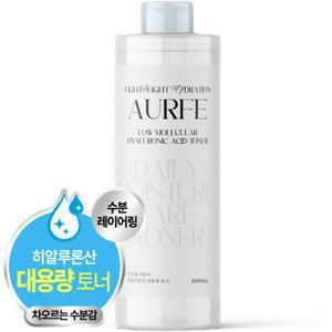 [NEW] 아우페 저분자 히알루론산 대용량 토너 1L 저자극 수분 스킨 진정 보습 속건조 남자 여자