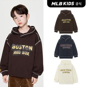 [MLB키즈 공식]25FW 스트릿 빈티지 배색 스티치 기모 후드 (3color) 7AHDB0756