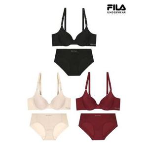 [휠라 언더웨어]에센셜 프리미엄 프리컷 와이어 브라 세트 3종 택1 (FI4BAG3656F_SKU)