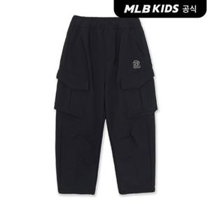 [MLB키즈 공식]26FW 아웃도어 커브드 포켓 약기모 우븐팬츠 NY (Black) 7AWPB1766-50BKS