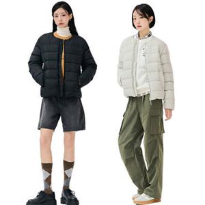 [체이스컬트] 공용 라운드넥 캐주얼 경량 패딩 3컬러