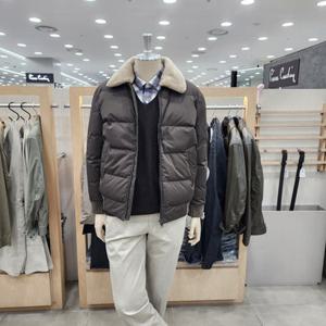[올젠]FW 울라이크 리얼양모 탈부착 카라 덕다운 패딩/고급스러
