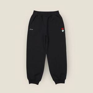 [휠라] 키즈 기모 안감 트레이닝 조거 팬츠 FK2FPF3002F BLK