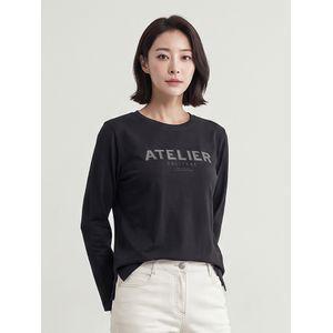 [PAT 여성] 기모 스판 라운드 티셔츠_1K85381