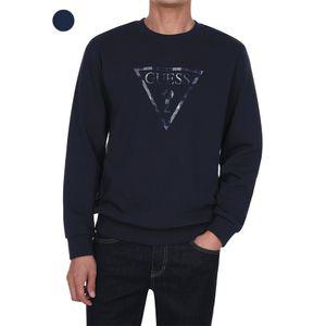 게스 남성 체크삼각로고 FLEECE SWEATSHIRT KO4K04C6