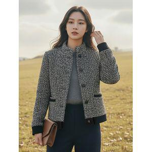 [PAT 여성] 울 혼방 트위드 자켓_MK81202