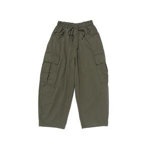 카고브로스 WASHED COTTON CURVED BIG CARGO PANTS (KHAKI)