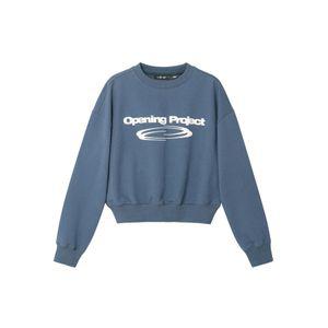 오프닝프로젝트 여성 아이덴티티 스웨트셔츠 - 블루 그레이