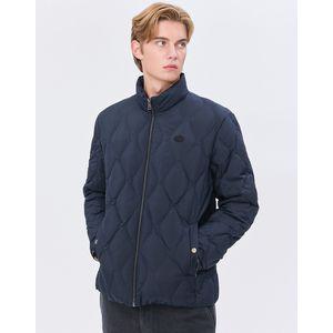 닥스골프 남성 다크네이비 로고 패치 경량 퀼팅 다운 자켓 WGJU4D002N3
