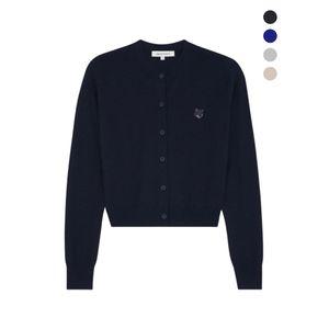 메종키츠네 여성 폭스 헤드 라운드넥 가디건 [4COLOR]
