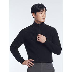 [PAT 남성] 울혼방  벌키 반집업 스웨터_QI73401