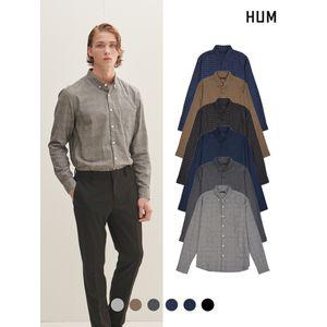 흄 [HUM]남) 플란넬 체크 셔츠(FHOFCSL102P)