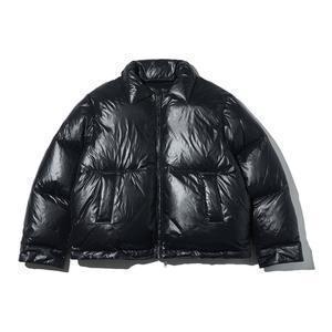 플랙 (PLAC) 22FW 남성 의류 글로시 칼라 다운 점퍼 블랙 (PWTT4DJL14MOBK)