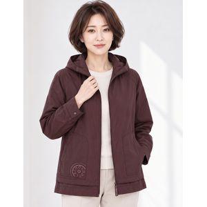 크로커다일레이디 여유핏 여성 바람막이 후드 점퍼 CLDFJP104