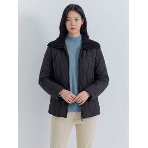 [지센] (3컬러) 카라 자켓형 덕다운 경량패딩 LCLWOA25