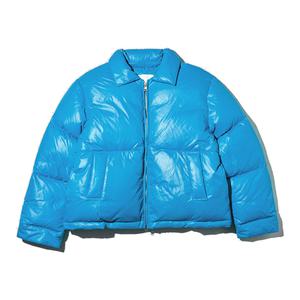 플랙 (PLAC) 22FW 남성 의류 글로시 칼라 다운 점퍼 네이비 (PWTT4DJL14MOBL)