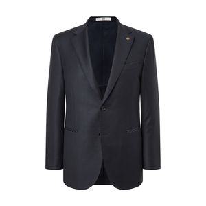 닥스 다크네이비 [LORO PIANA 원단] 울실크 마이크로 수트 자켓 DMSJ4B077N3