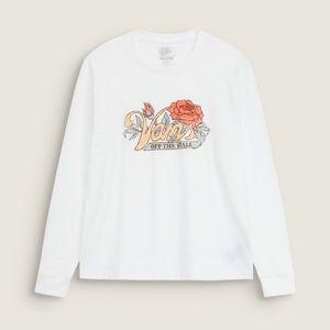 반스 공용 뉴 그로스 긴소매 티셔츠 VN000X48WHT