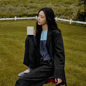 JJ지고트 체크 백 슬릿 싱글 투버튼 재킷 GSAA0JKR62