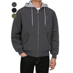 게스 남성 HOODIE BOMBER JACKET KO4W08C2