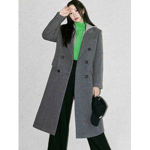 JJ지고트 울 클래식 더블 버튼 롱 코트 GPBA0CT311
