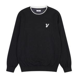 볼빅 남성 골프 에센셜 라운드 방풍 풀오버 VMKTOA91_BK