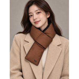 닥스골프 남녀공용 브라운 다운 머플러 DGMU4F901W3