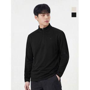 웨스트우드 남성 그리드 집업 티셔츠_WO4MTTS335