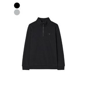 게스 [ON] 유니 기모 반넥집업 NP4KE400