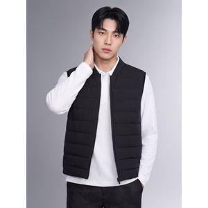 볼빅어패럴 남성 골프 에센셜 튜브구스다운 베스트 VMLWO993_BK