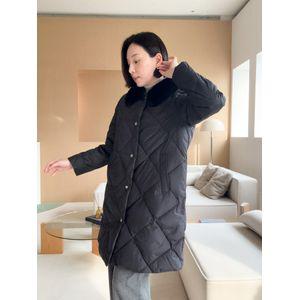 아이잗바바 퍼 칼라 퀼팅 구스다운 롱 점퍼 BRAA2PD301