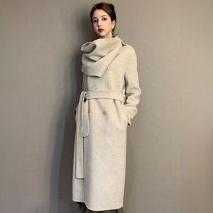 파슨스 캐시미어 머플러 코트 PW3PACO01