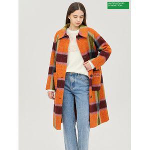 베네통 아카이브 체크 코트 BACTA8561