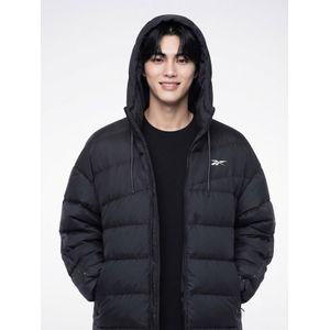 리복 남여공용 VECTOR 롱 덕다운 패딩 자켓 - 블랙 / HH8368 REJU2F600BK