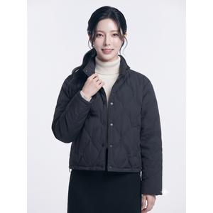 씨 물결 퀼팅 하프넥 점퍼  2color