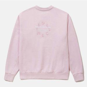 데상트 백그래픽 맨투맨 SQ123UHT21PINK 긴팔티