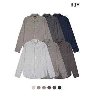 흄 [HUM]남) 플란넬 솔리드 버튼다운 셔츠(FHOFCSL101P)