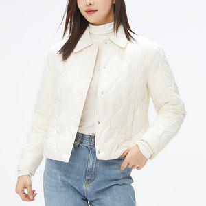 스파오 경량 칼라 퀼팅 재킷 (SPJAF12G11-O)