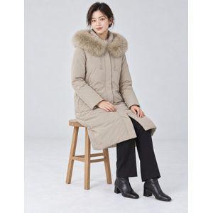 조이너스 래빗 안감 폭스퍼 후드 구스다운-JW25IH5103350A