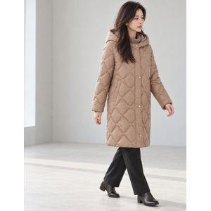 조이너스 다이아 퀼팅 후드 롱 덕다운-JW25IH2703263A
